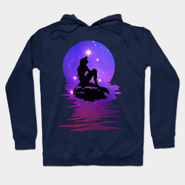 Galaxy Ariel Scene Hoodie by pocketmonster196